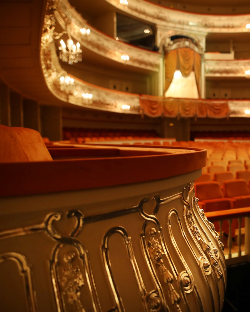 на фото: зал Михайловского театра