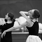 Dress rehearsal of the ballet &lt;i&gt;La Sylphide&lt;/i&gt;  